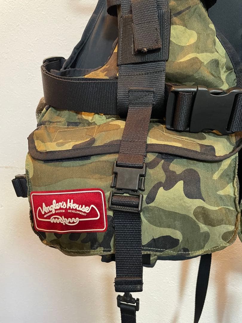 m*a様 美品　迷彩アングラーズハウス　ライフベスト