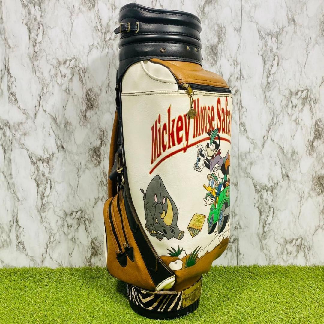 【激レア】ベルディング ミッキーマウス サファリクラブ カート式 キャディバッグ