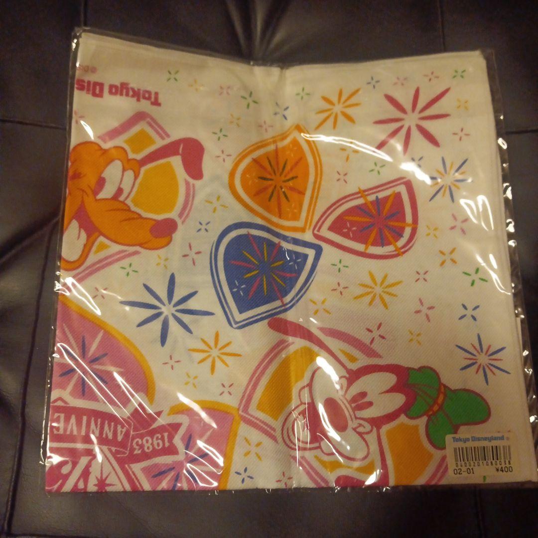 ディズニーランドレトロ15thべんとうチーフハンカチタオルセット