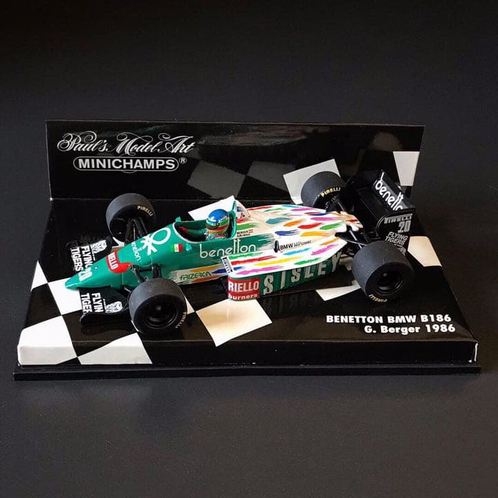 1986 Benetton B186  #20 G.Berger（AUT）