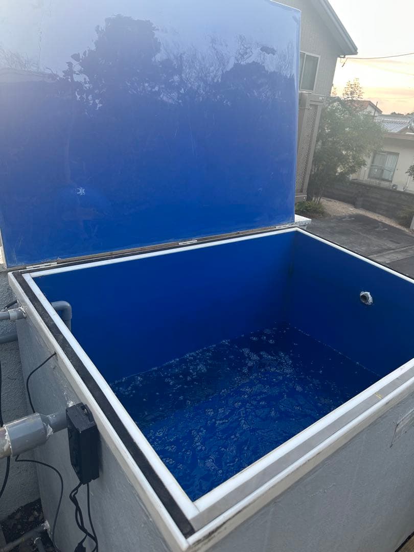 水産試験場活魚飼育水槽、錦鯉、メダカ、金魚の、飼育水槽中古