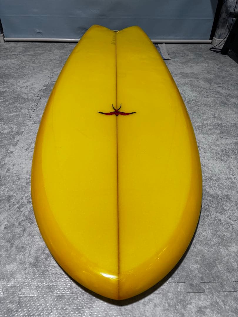 レア　本人DTマーク有り　ドナルドタカヤマ　レトロツインサーフボード5.4