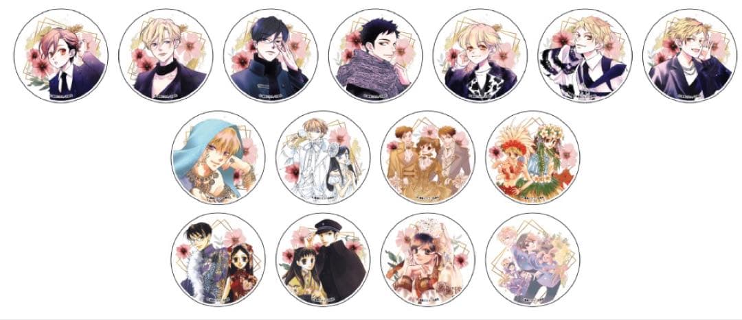 桜蘭高校ホスト部 白泉社カフェ アクリルコースター 全15種 コンプリートセット