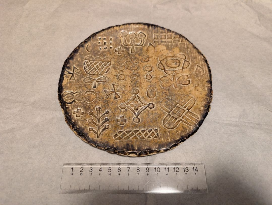 本田あつみ　ワイルドフラワー　中皿　5