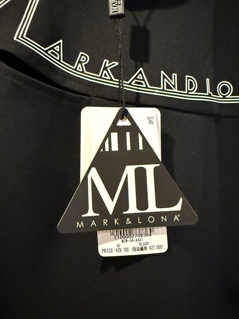 新品 ✨2025最新 MARK&LONA モックネック シャツ マーク&ロナ