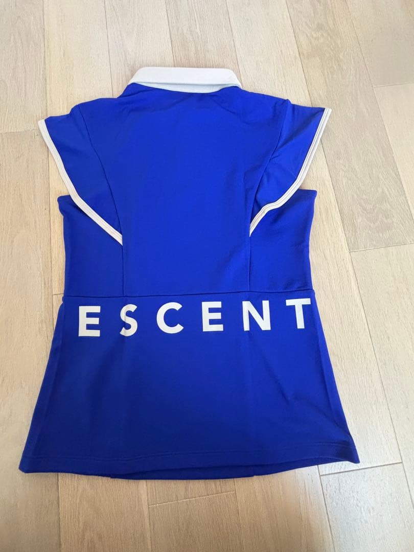 DESCENTE GOLF ノースリーブポロシャツ