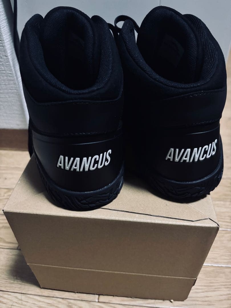AVANCUSエイペックスパワーV3.0 ハイトップ ブラック　44