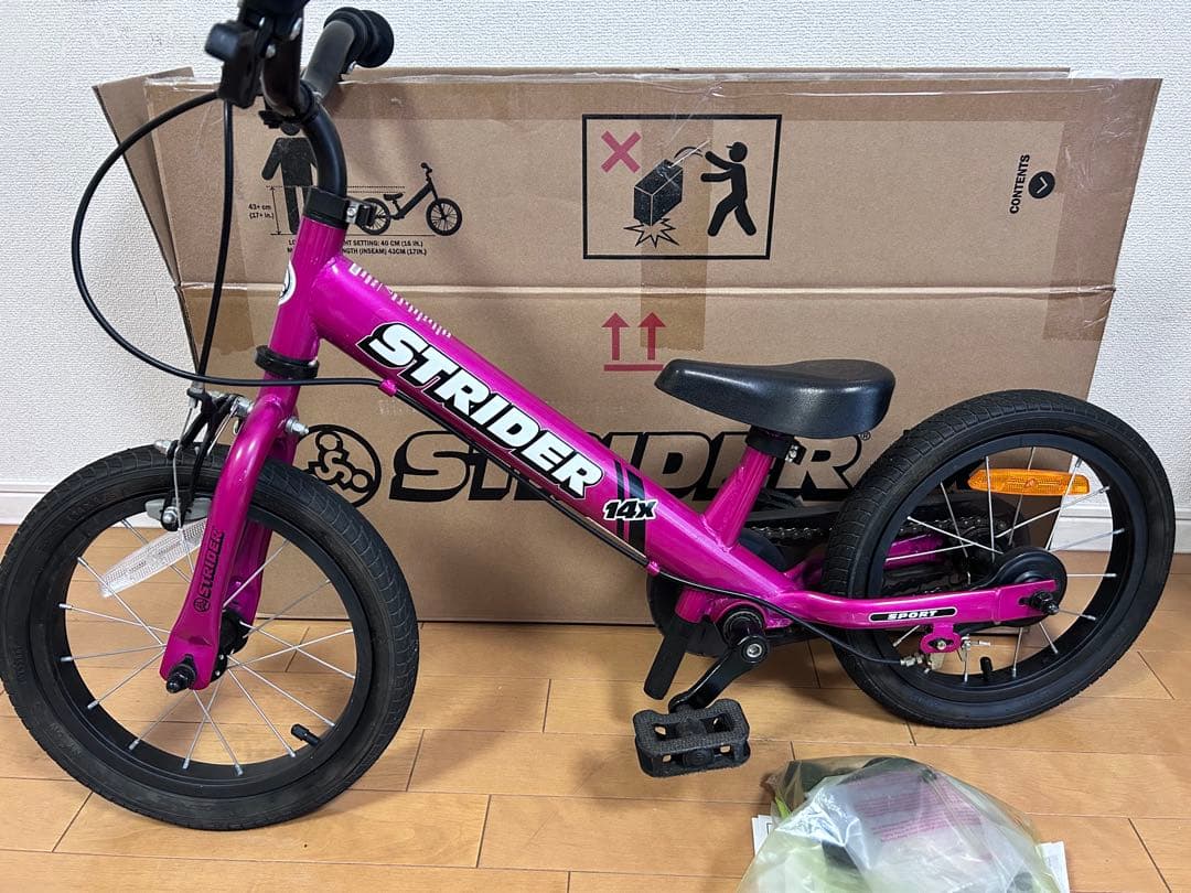 STRIDER 14X ピンク 幼児用自転車