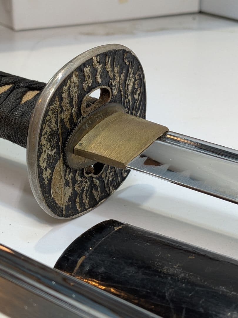 P023 ​模造刀 2本セット 鉄製 太刀 打刀 日本刀 美術刀 ディスプレイ用