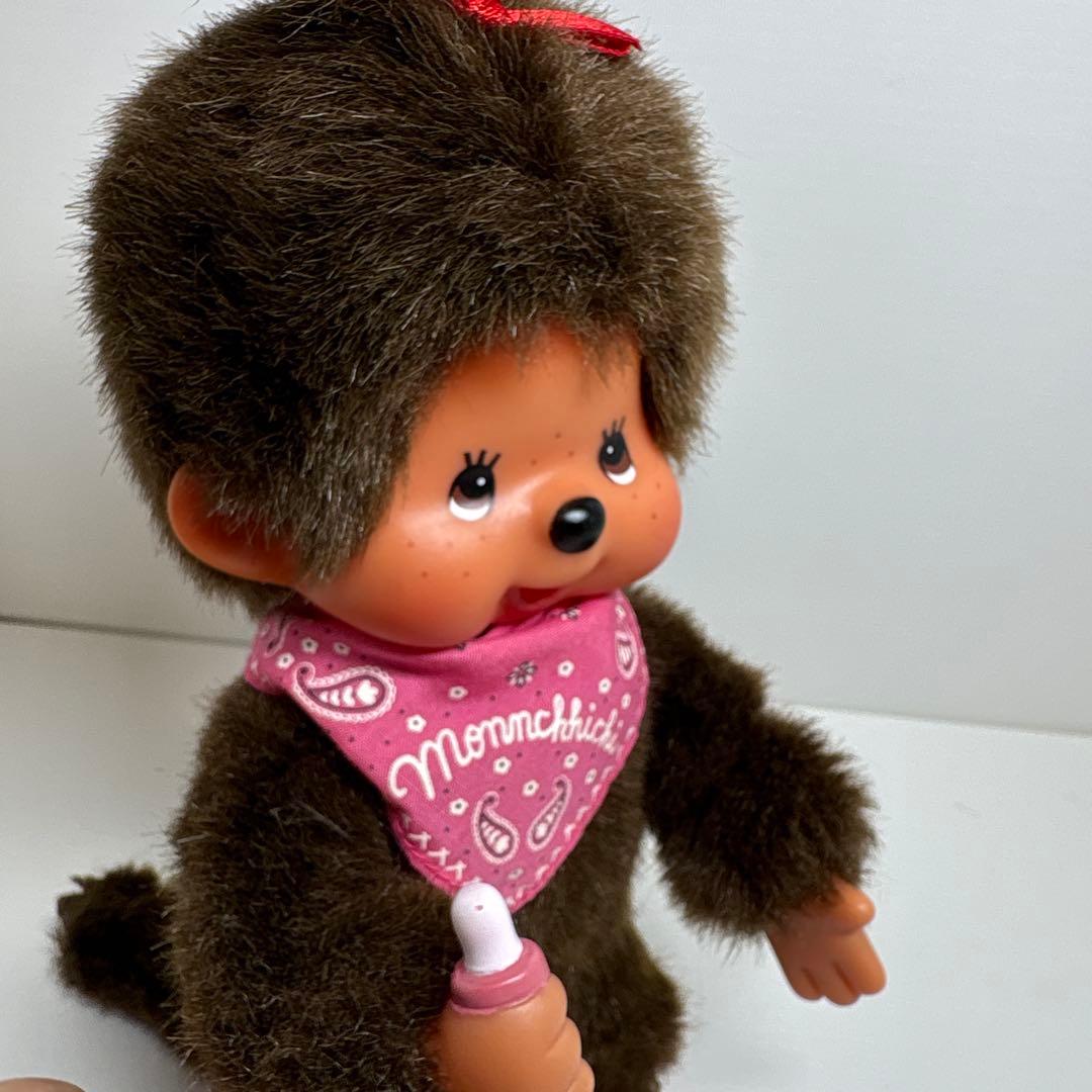 2002年発売 ポキポキ モンチッチ バンダナ ピンク 女の子 1376