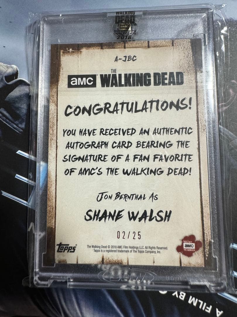 ウォーキング・デッド　シェーン・ウォルシュ　ジョン・バーンサル　サイン