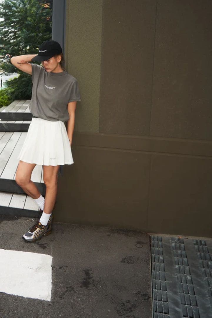 レディース Cph Golf LOGO HALF SLEEVE TEE グレー