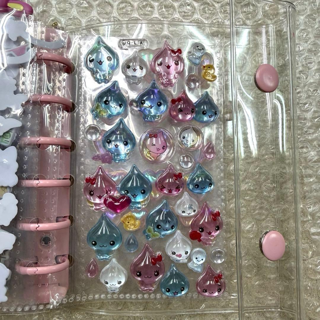 シール帳&シールセット　キーホルダー付き