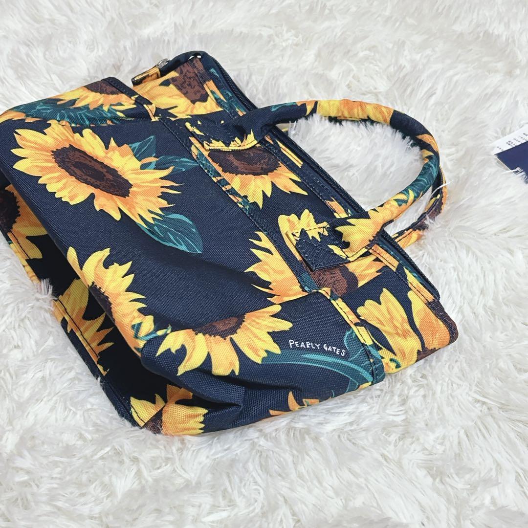 パーリーゲイツ　バック　レディース　廃盤　ひまわり　ゴルフ　向日葵　pg