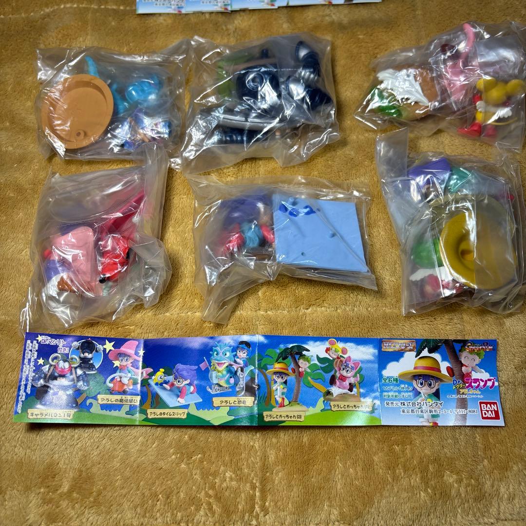 Dr.スランプ アラレちゃんHGシリーズ 全6種セット ブック6枚付き
