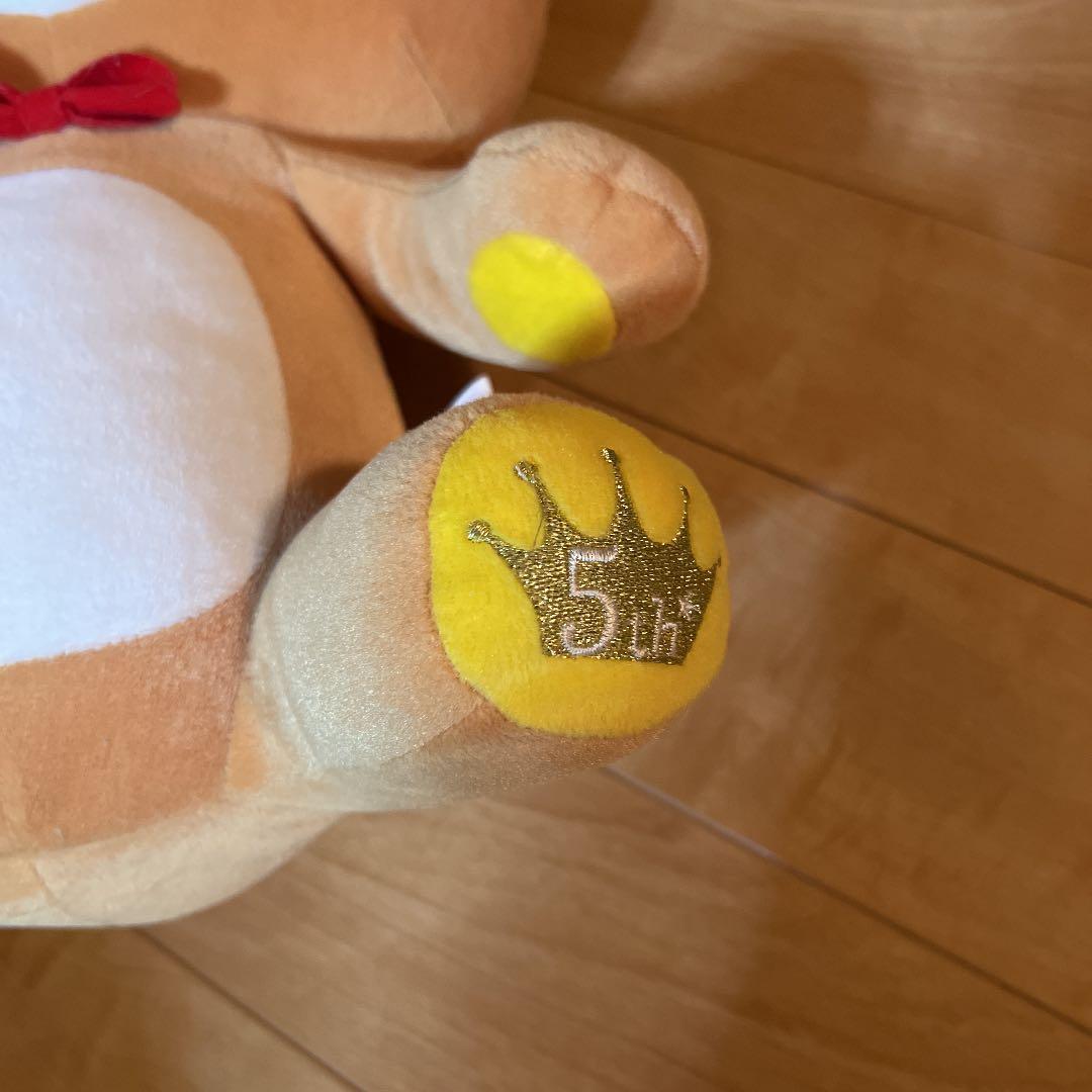 美品　5周年アニバーサリーリラックマぬいぐるみ