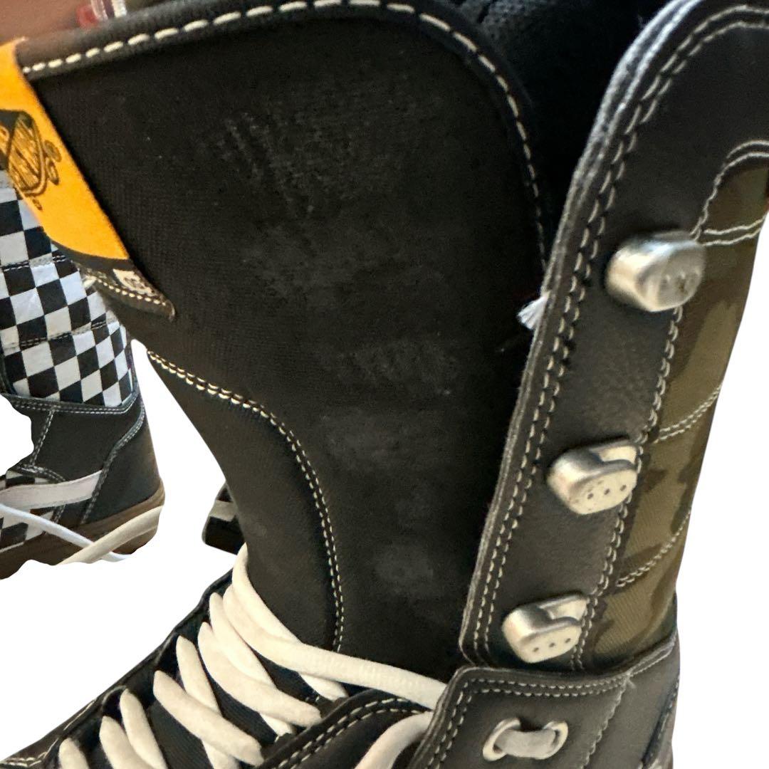 【希少品】スノーブーツVANS HI-STANDARD OG 迷彩　チェック柄