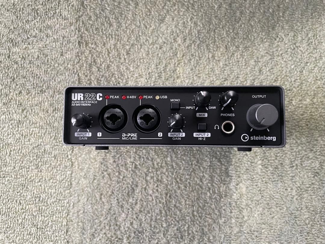 Steinberg UR 22C USBオーディオインターフェイス