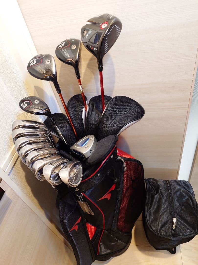 ツアステージ メンズゴルフクラブセット 未使用キャディバック付