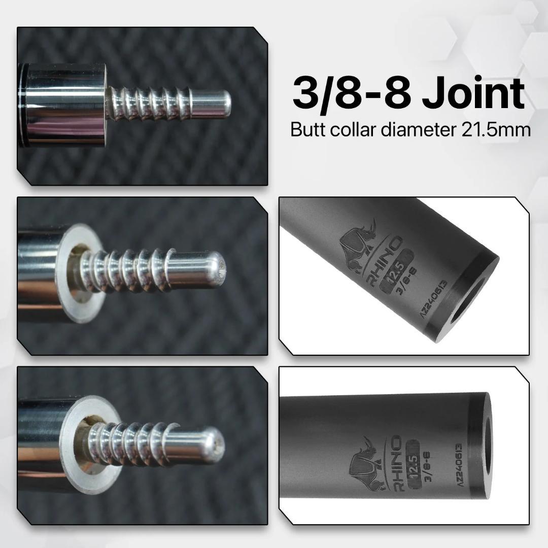 ※2月中旬入荷【新品】Rhino ラジアル 12.4mm カーボン シャフト