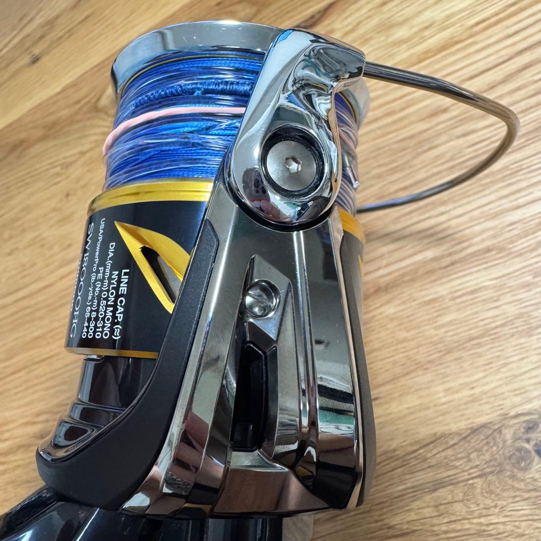 【極美品・新品ライン付き】SHIMANO 20 ステラSW 18000HG