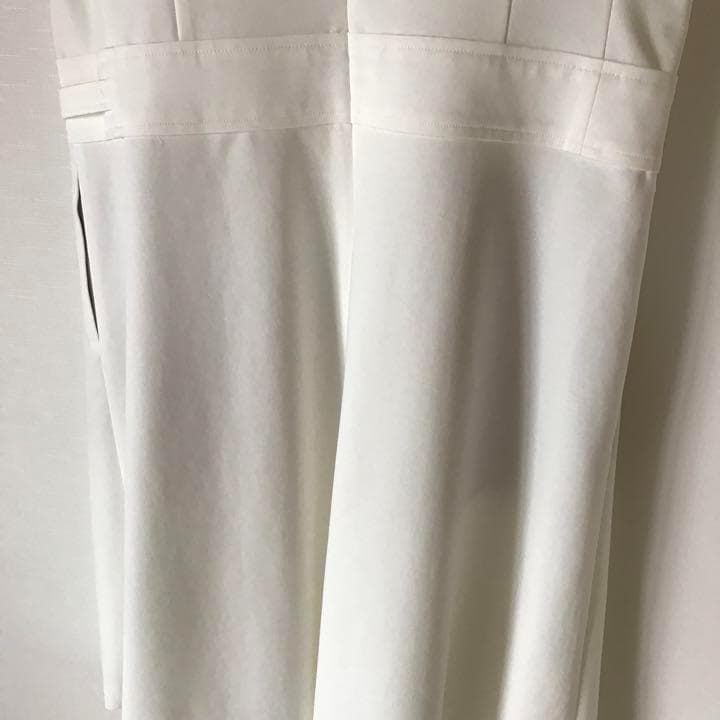 定価58300円【新品】レディース38ランバンスポール ポンチ素材ワンピース白