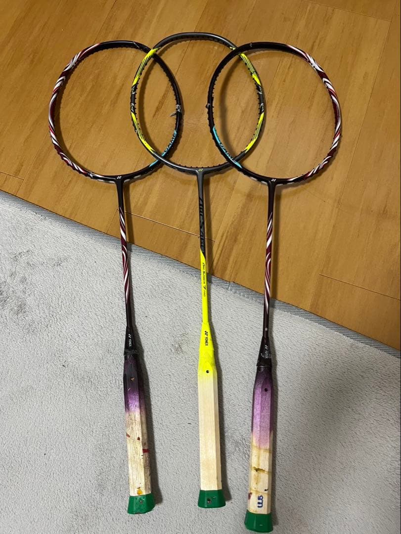 バドミントンラケットジャンク品❗️ 値下げ可❗️全て4U5