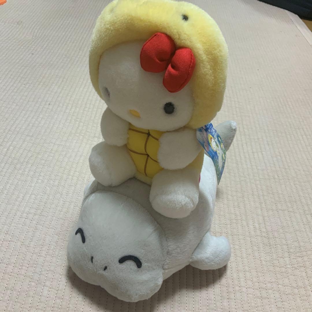 ハローキティ ぬいぐるみ 　ジュゴンに乗ったキティ　鳥羽水族館　レア