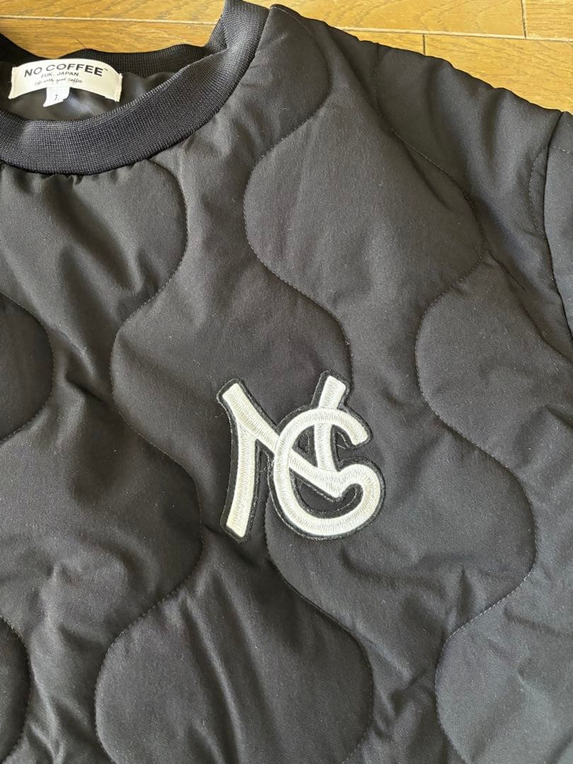NO COFFEE キルティングジャケット L 黒