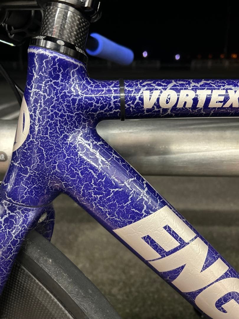 T*E様 enjine11 ピスト　M 美品！　シングル　フレームセット　エンジ