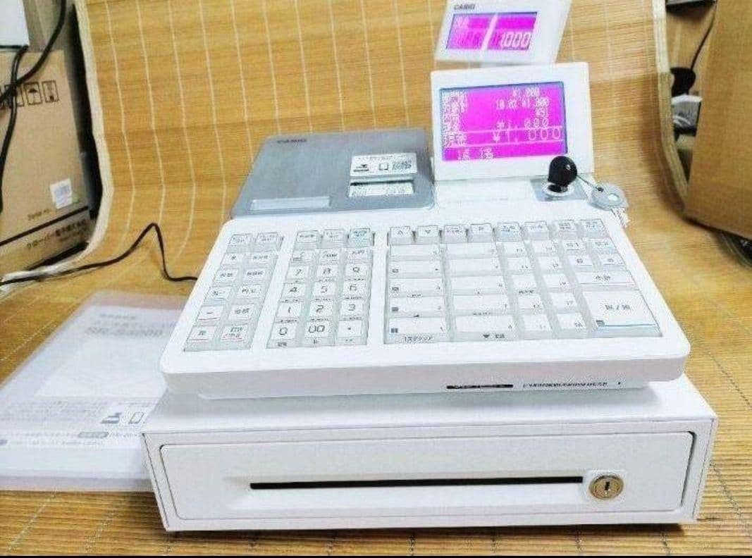 カシオレジスター　SR-S4000　スマホ連携Bluetooth　500059