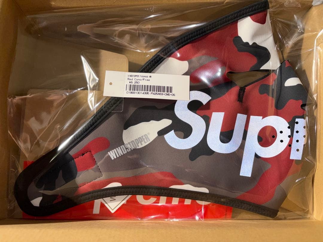 スキー・スノーボードアクセサリー supreme WINDSTOPPER Facemask Red Camo