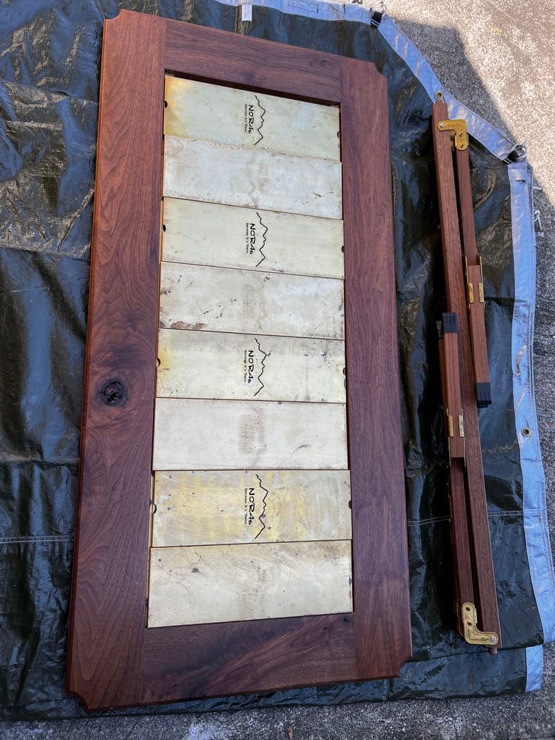 NORAs フレーム　リムジン　オールドマウンテン　特注真鍮パネル