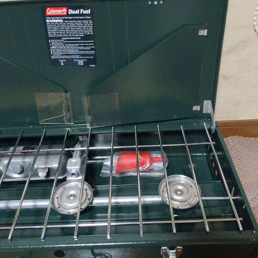 Coleman Dual Fuel スリーバーナー 希少品フォーク、スプーン付