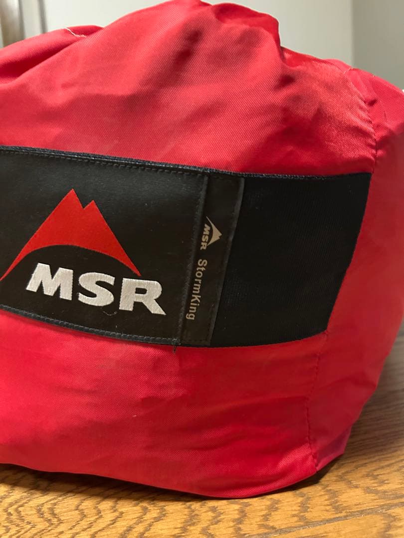 MSRストームキング　タンカラー　フットプリント付き　クリーニング　シーム張替済