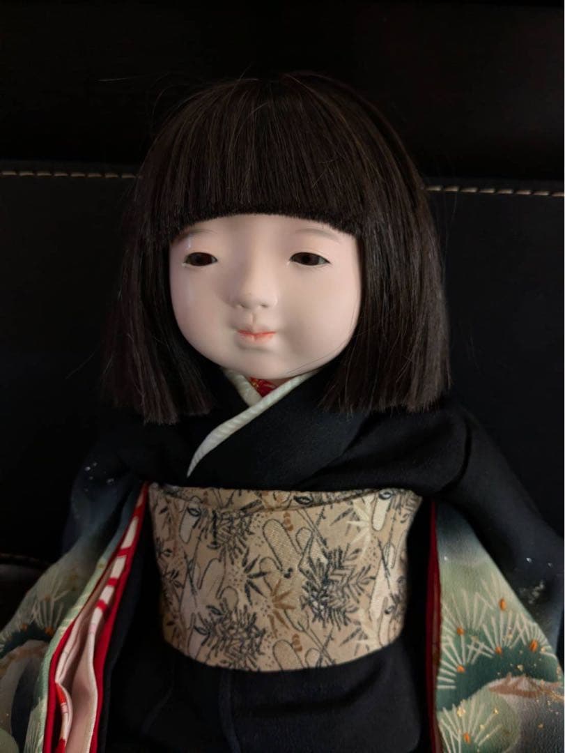 ☆最終値下げ☆ 工房朋　市松人形　女の子　人毛　正絹　春幸作　森重春幸