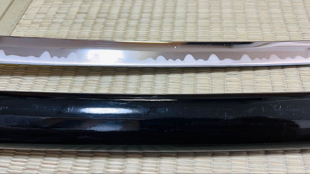 模造刀 大小2振りセット 螺鈿桜花 雲龍拵え 大切っ先 三本杉 250617-5