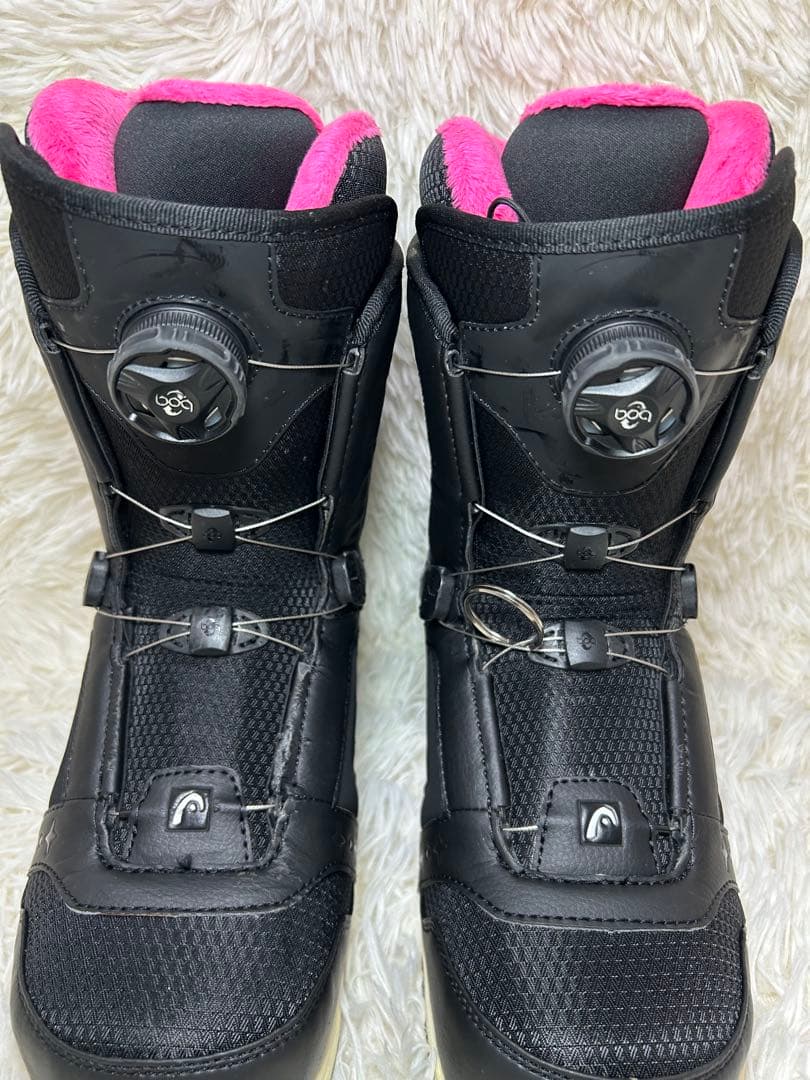 head BOA スノーボードブーツ 24.5cm ブラックピンク