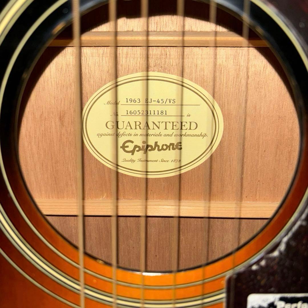 Epiphone 1963 EJ-45/VS アコースティックギター