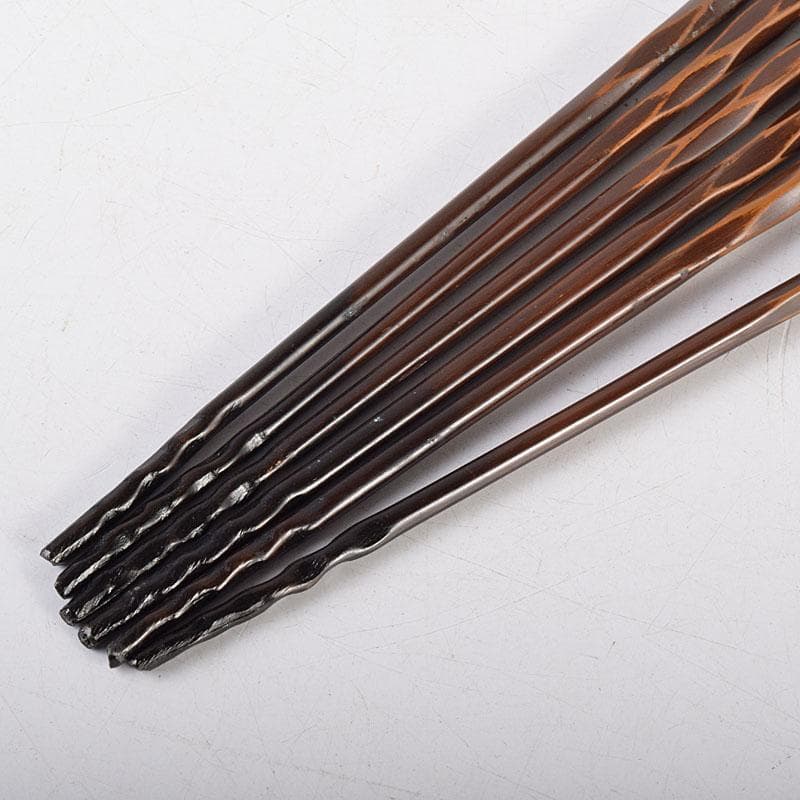 茶道具　銅火箸　三膳まとめて　C　R8536