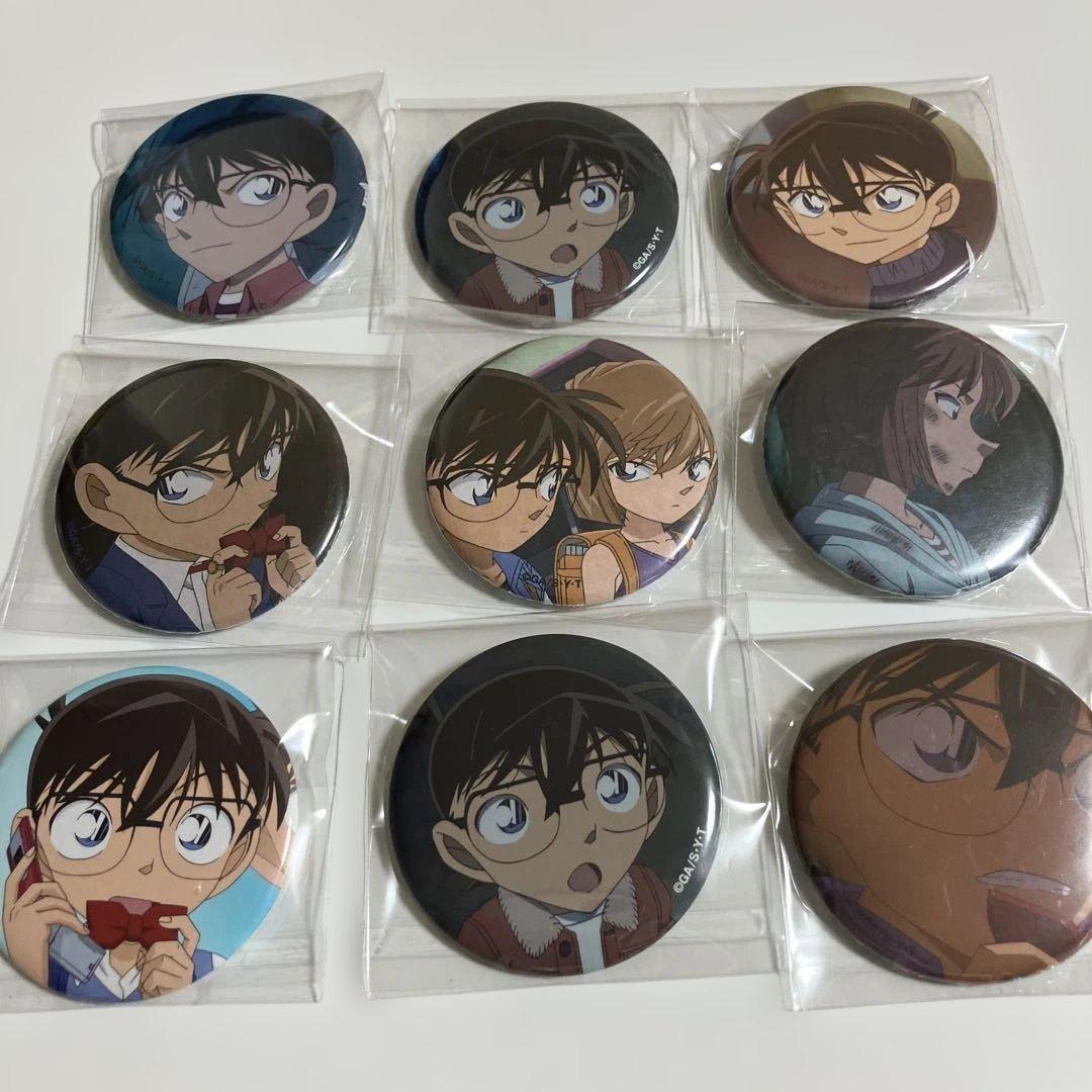 まとめ売り　名探偵コナン 缶バッジ　缶バッチ　アクリルキーホルダーセット　B