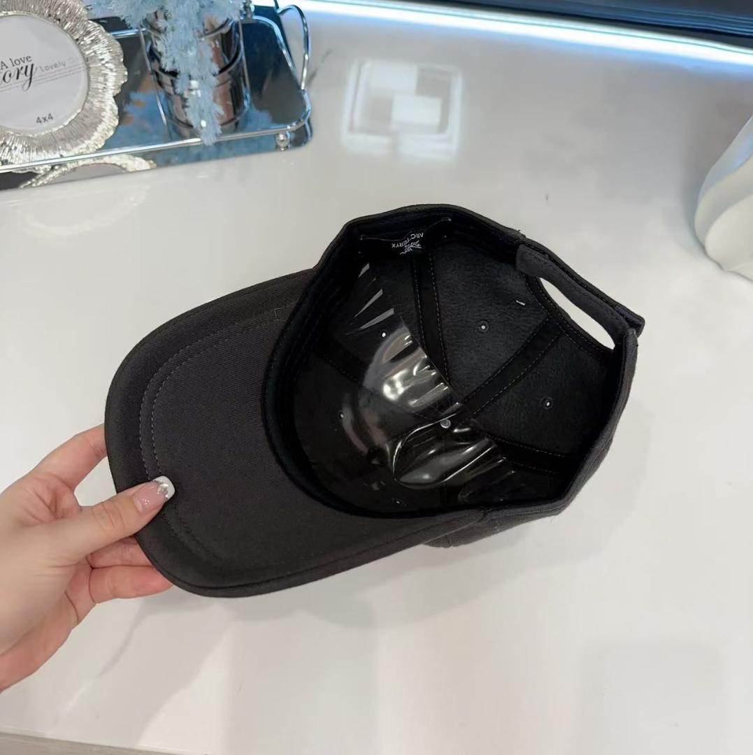 ARC'TERYX アークテリクス ロゴ刺繍 キャップ ブラック