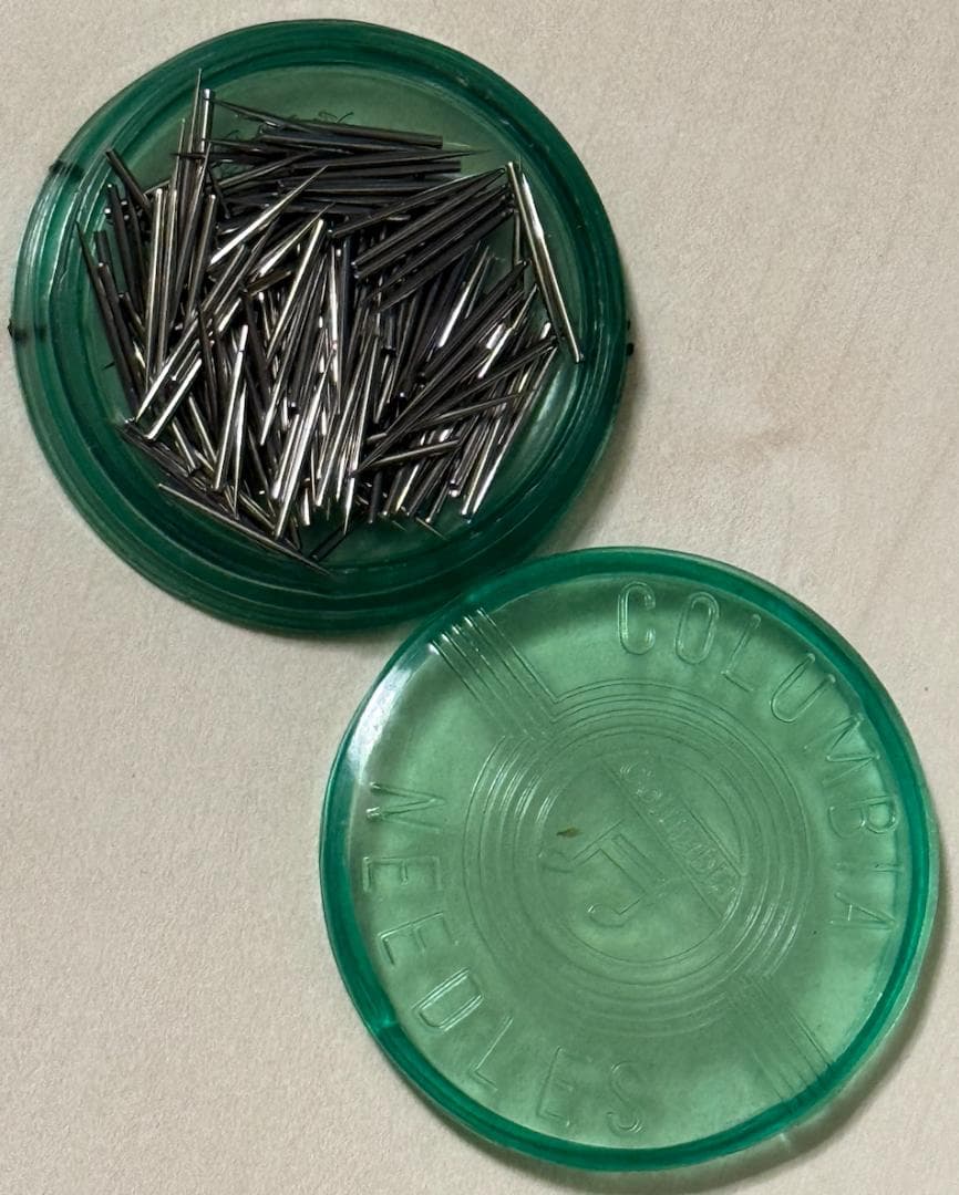 SP盤レコード専用ケース＋昭和初期のSP盤レコード+13枚＋レコード針セット