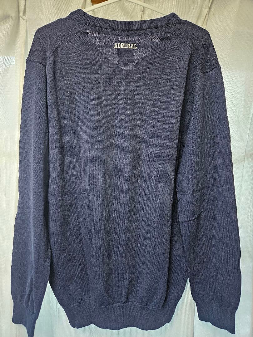 【美品】Admiral アドミラル セーター 前面ダイヤ柄 ゴルフウェア
