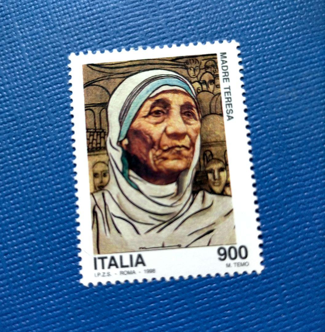 2972 外国切手 イタリア 1998年 マザーテレサ  カトリック教会の修道女
