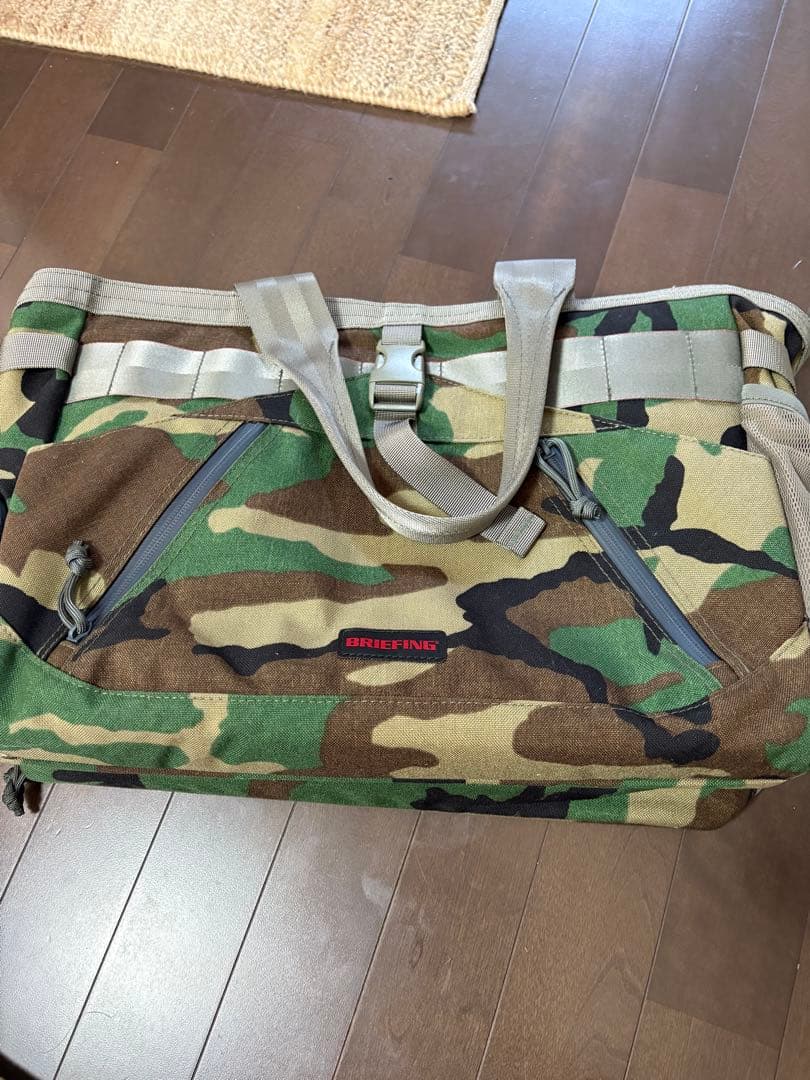 BRIEFING 迷彩 ボストンバッグ 未使用！