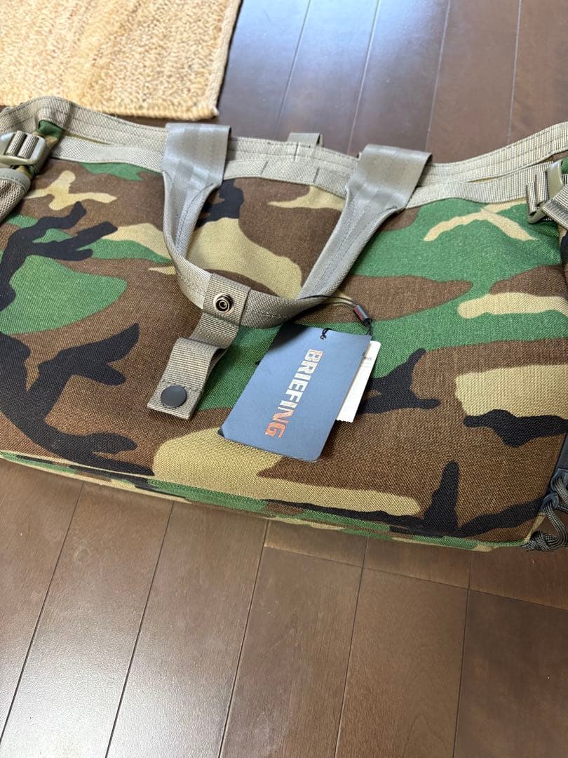 BRIEFING 迷彩 ボストンバッグ 未使用！