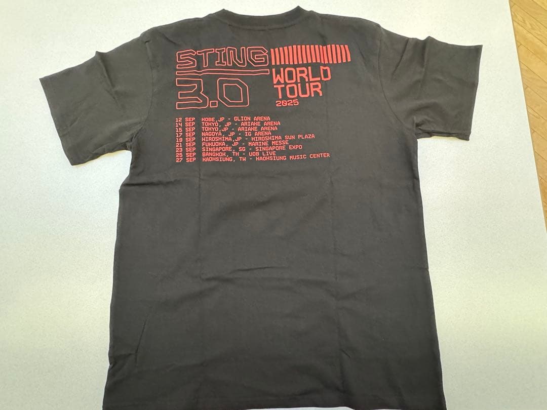 STING 3.0 WORLD TOUR 2025 Tシャツ　Lサイズ