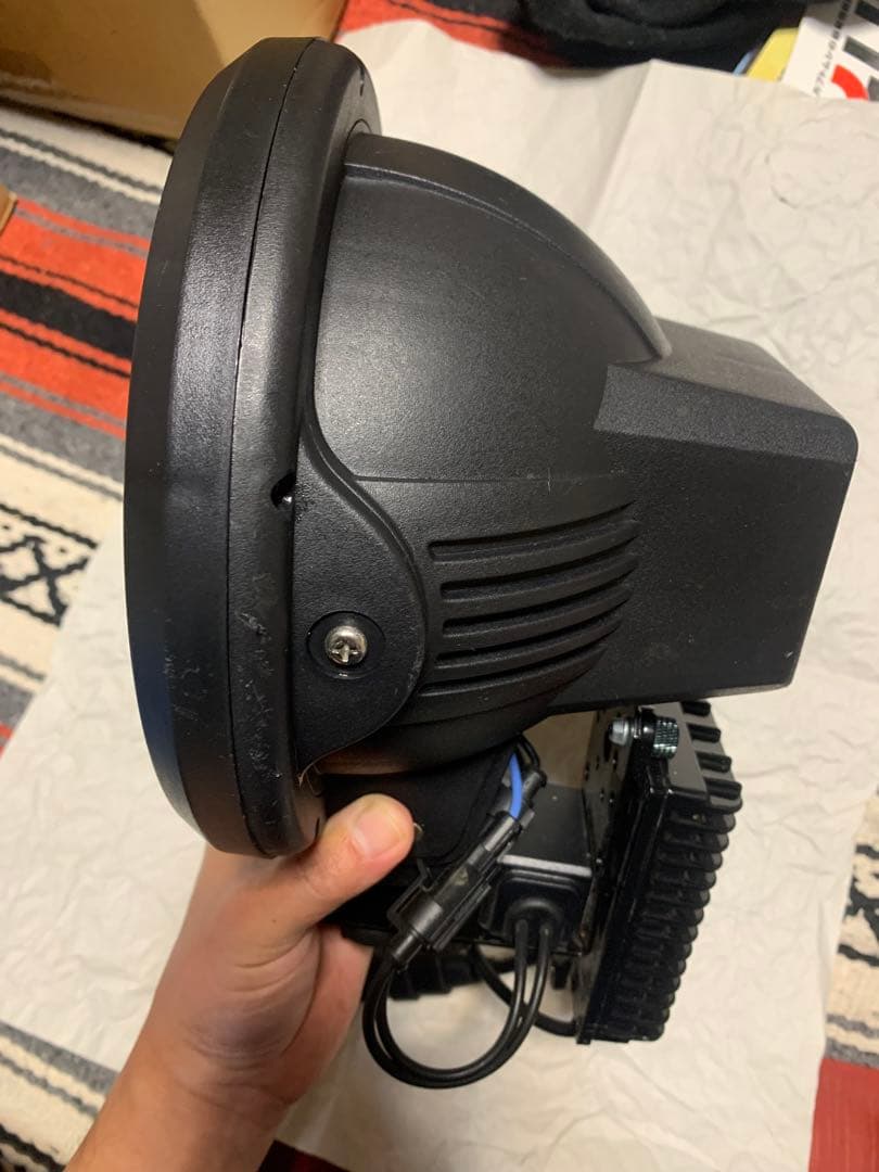 今峰製HIDライト 7インチ6000Kクワガタ採集中型ライト実測87W