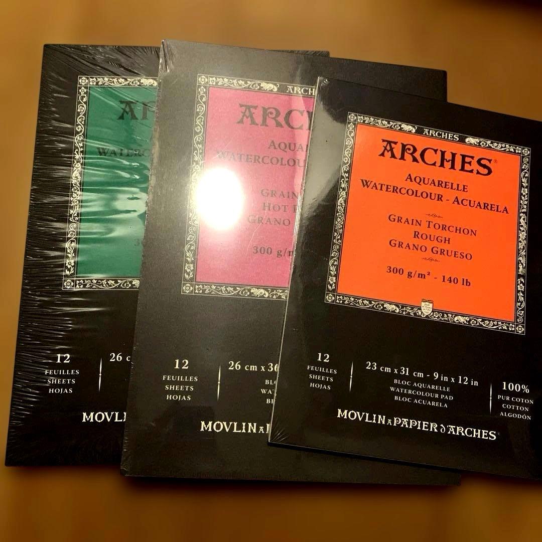 アクアレルアルシュ　スケッチブック　3冊セット